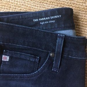 AG Farrah High Waisted Skinny Jeans in Meditation